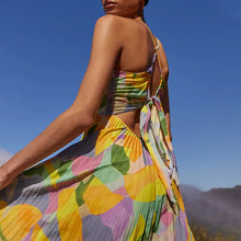 Load image into Gallery viewer, Casual Pleated Print Dress