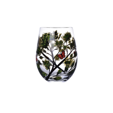 Load image into Gallery viewer, Four Seasons Tree Wine Glasses - Hand Painted Art