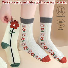 Load image into Gallery viewer, 3D Textured Floral Socks