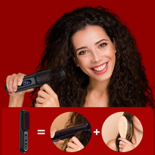 Load image into Gallery viewer, Cordless Hair Straightener Brush