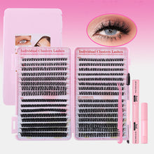 Load image into Gallery viewer, Natural Fluffy False Eyelash Extensions Set