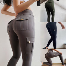 Load image into Gallery viewer, Pocket Design Butt Lifting Active Leggings