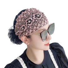 Load image into Gallery viewer, Women's Floral Lace Headwrap