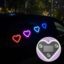 Load image into Gallery viewer, Solar-Powered Heart Neon Ambient Light for Car Rear Window