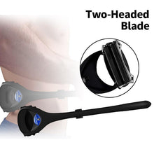Load image into Gallery viewer, Two-Headed Blade Back Hair Shaver
