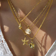 Load image into Gallery viewer, Vintage Mermaid Pearl Shell Necklace