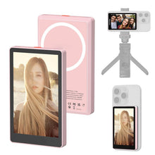 Load image into Gallery viewer, Magnetic Selfie Screen with 4K Recording – Portable Display for Content Creators