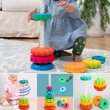 Load image into Gallery viewer, Rainbow Stacking Toys