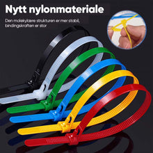 Load image into Gallery viewer, Spenne Selvlåsende premium nylon ledningsbånd
