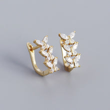 Load image into Gallery viewer, Classic Earrings in White Crystal