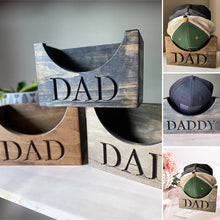 Load image into Gallery viewer, Dad Wooden Hat Holder