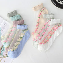 Load image into Gallery viewer, Summer Floral Breathable Socks