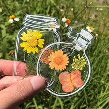 Load image into Gallery viewer, Bokmerkesett for tørkede blomster