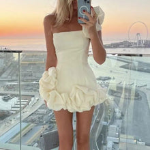 Load image into Gallery viewer, Rose Pleated Mini Dress