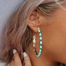 Load image into Gallery viewer, Vintage Turquoise Earrings