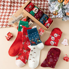 Load image into Gallery viewer, 🎁 5 Pairs Christmas Socks