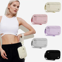 Load image into Gallery viewer, Women's Solid Color Nylon Zipper Wallet