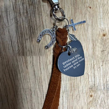 Load image into Gallery viewer, Lucky Symbol Horseshoe Metal Key Chain