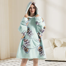 Load image into Gallery viewer, Flannel Hoodie Blanket