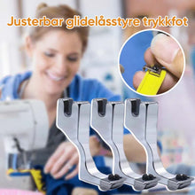 Load image into Gallery viewer, Justerbar usynlig glidelås styrefot for symaskin