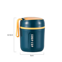 Load image into Gallery viewer, Stainless Steel Thermal Container with Foldable Spoon