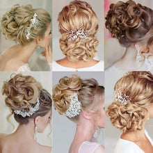 Load image into Gallery viewer, Short Messy Curly Dish Hair Bun Extension