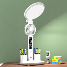 Load image into Gallery viewer, Desk Lamp Plug-in LED Fan Light Foldable Eye Protection Reading Night Light