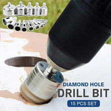 Load image into Gallery viewer, Diamond Hole Drill Bit 15 Pcs Set