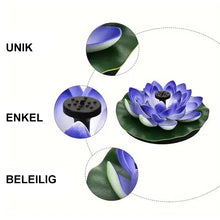 Load image into Gallery viewer, Dekorativt lotusformet solfontenedam