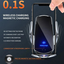 Load image into Gallery viewer, Wireless Charging Car Mute Mobile Phone Navigation Industrial Style Bracket