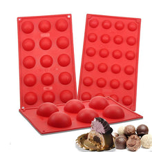 Load image into Gallery viewer, Semi Sphere Silicone Mold