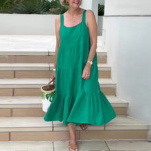 Load image into Gallery viewer, Slip Dress In Solid Color And Sleeveless