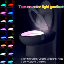 Load image into Gallery viewer, Rechargeable LED Toilet Light