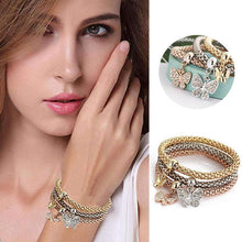 Load image into Gallery viewer, Charm Rhinestone Popcorn Bracelet