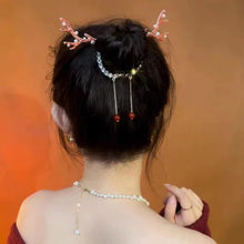 Load image into Gallery viewer, Rhinestone Tassel Ponytail Hair Claw