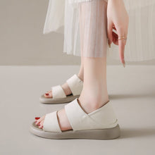 Load image into Gallery viewer, Thick Sole Women's Stylish Leather Sandals