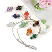Load image into Gallery viewer, Natural Crystal Mushroom Pendant