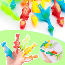 Load image into Gallery viewer, Slingshot Dinosaur Finger Toys (10pcs)