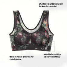 Load image into Gallery viewer, Komfortabel BH uten knapper med blonder