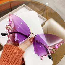 Load image into Gallery viewer, DIAMOND BUTTERFLY SUNGLASSES