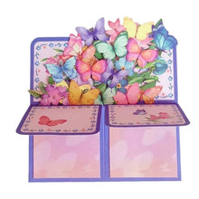Load image into Gallery viewer, Morsdagssalg 3D Pop up blomsterbukettkort