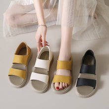 Load image into Gallery viewer, Thick Sole Women's Stylish Leather Sandals