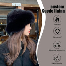 Load image into Gallery viewer, Women's Winter Faux Fur Bucket Hat