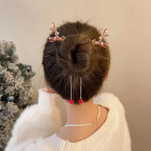 Load image into Gallery viewer, Rhinestone Tassel Ponytail Hair Claw
