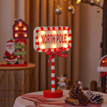 Load image into Gallery viewer, Christmas Street Sign Decoration Lights