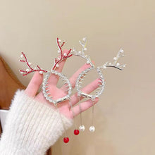 Load image into Gallery viewer, Rhinestone Tassel Ponytail Hair Claw