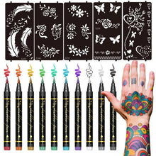Load image into Gallery viewer, Midlertidige Tattoo Markers Sett