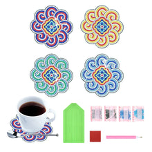 Load image into Gallery viewer, Diamantkunst Coasters Diamond Painting Coasters (Mandala)