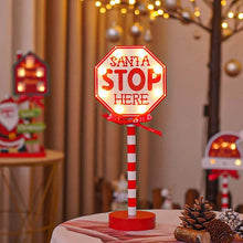Load image into Gallery viewer, Christmas Street Sign Decoration Lights