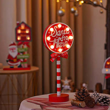 Load image into Gallery viewer, Christmas Street Sign Decoration Lights